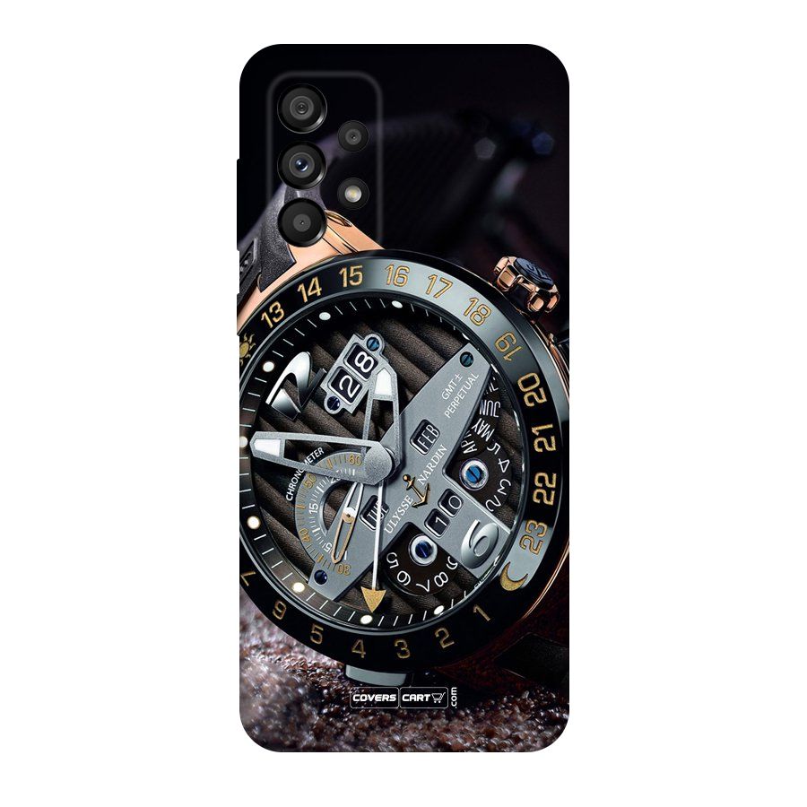 Designer Stylish Watch Original Polycarbonate Back Case for Galaxy A73 5G