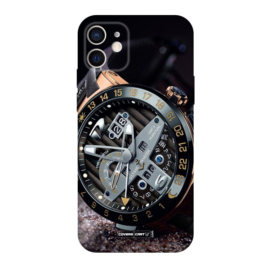 Designer Stylish Watch Original Polycarbonate Back Case for iPhone 12