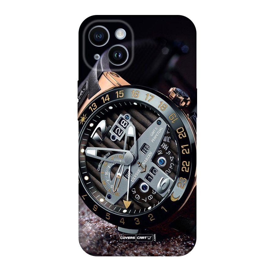 Designer Stylish Watch Original Polycarbonate Back Case for iPhone 14