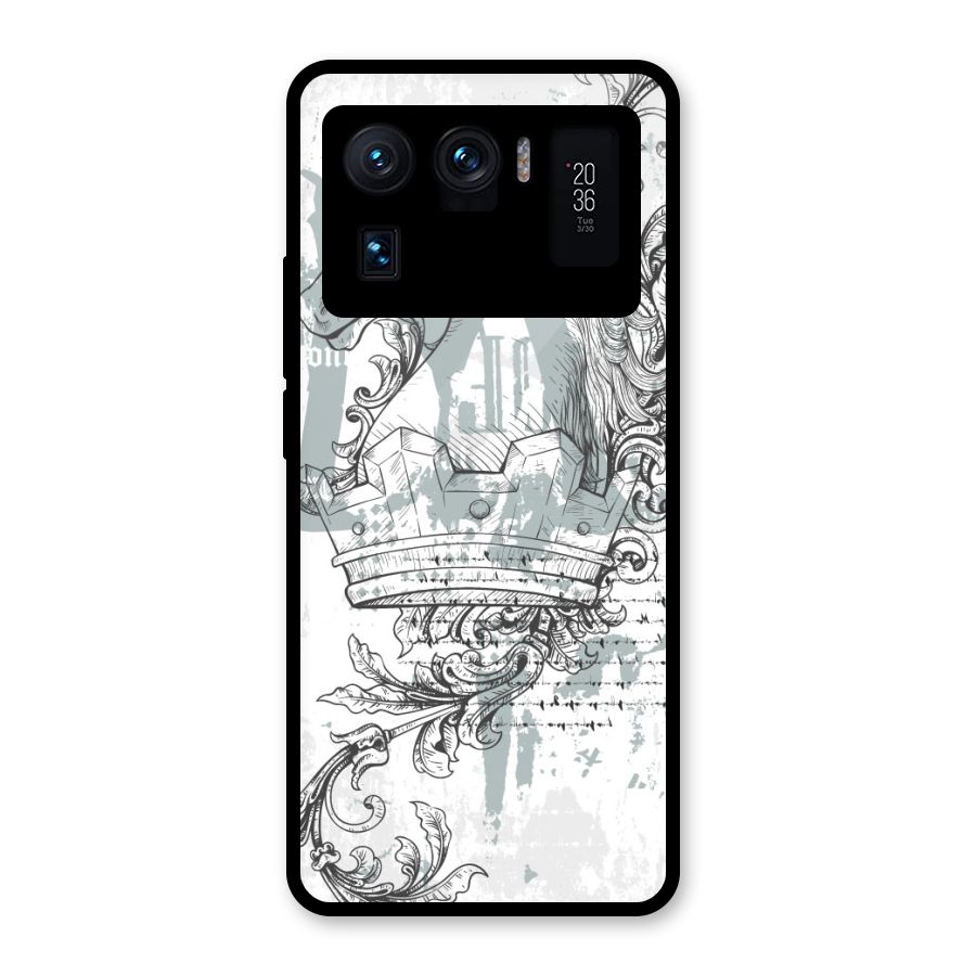 Designous Vintage Glass Back Case for Mi 11 Ultra