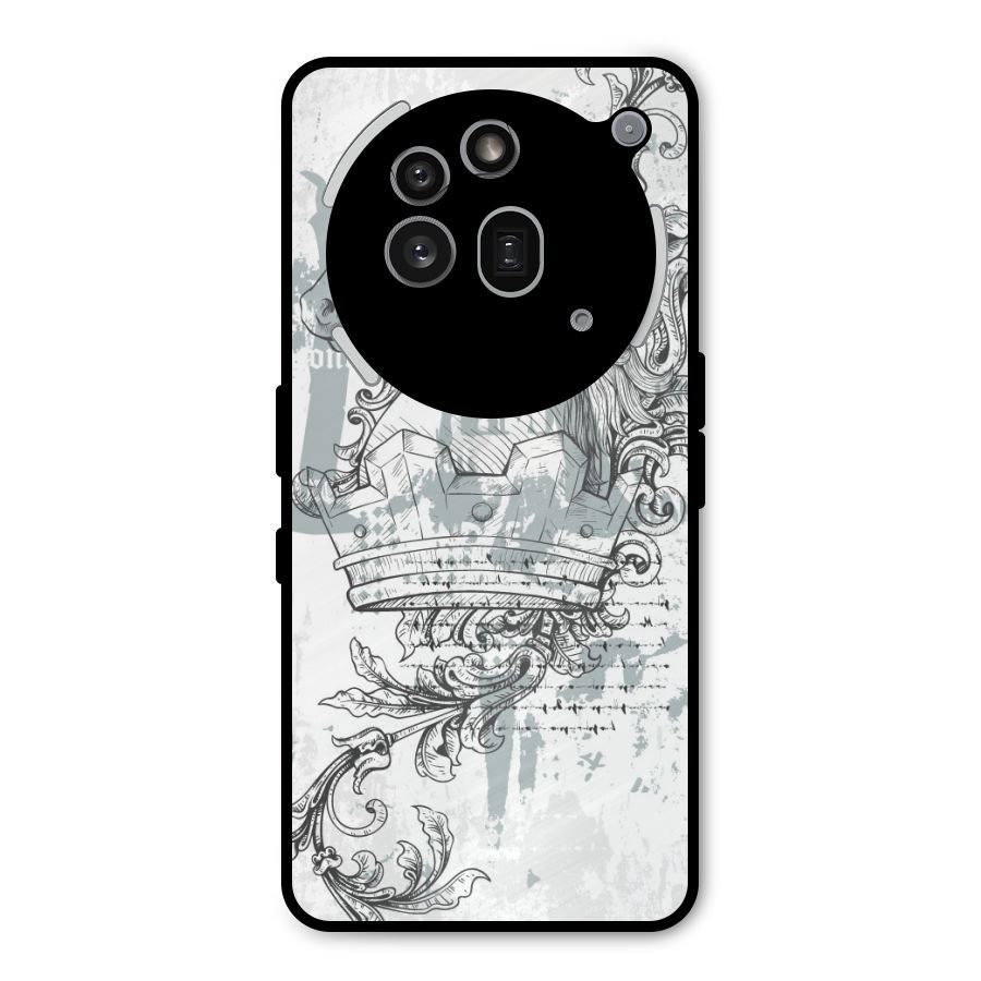 Designous Vintage Metal Back Case for Nothing Phone 3a Pro