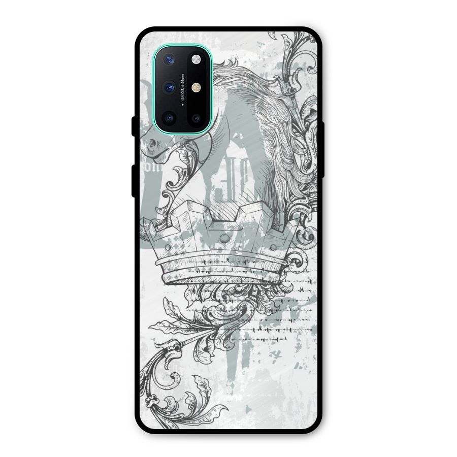 Designous Vintage Metal Back Case for OnePlus 8T