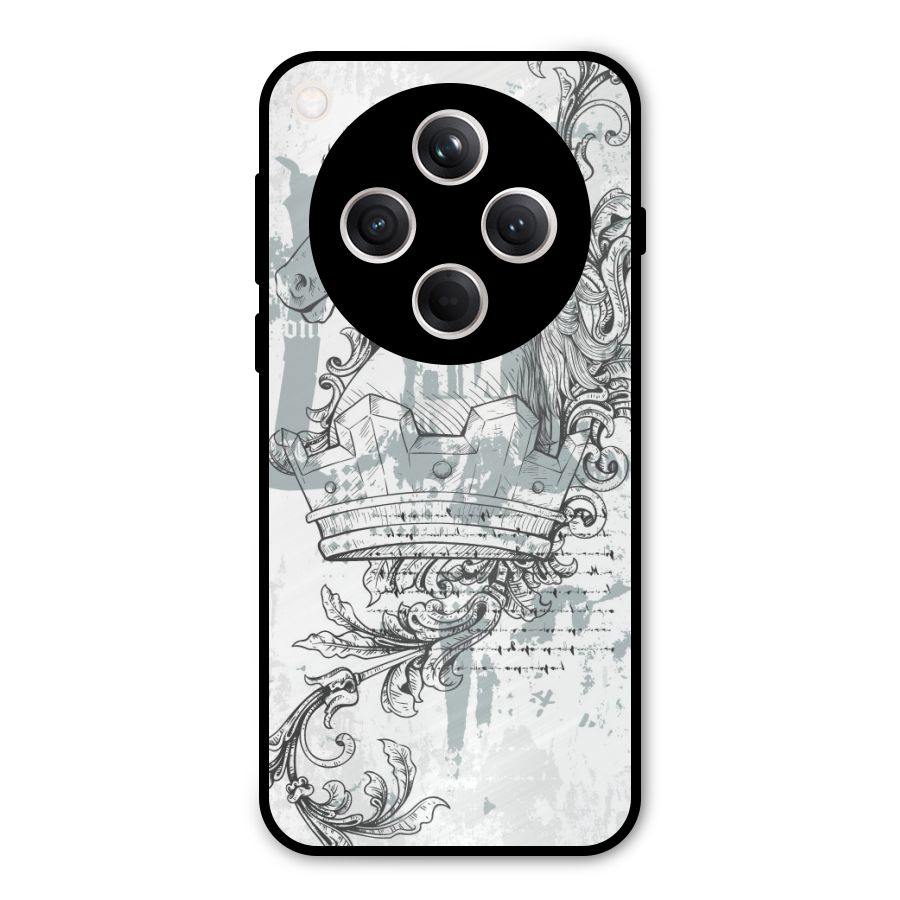 Designous Vintage Metal Back Case for Oppo Find X8