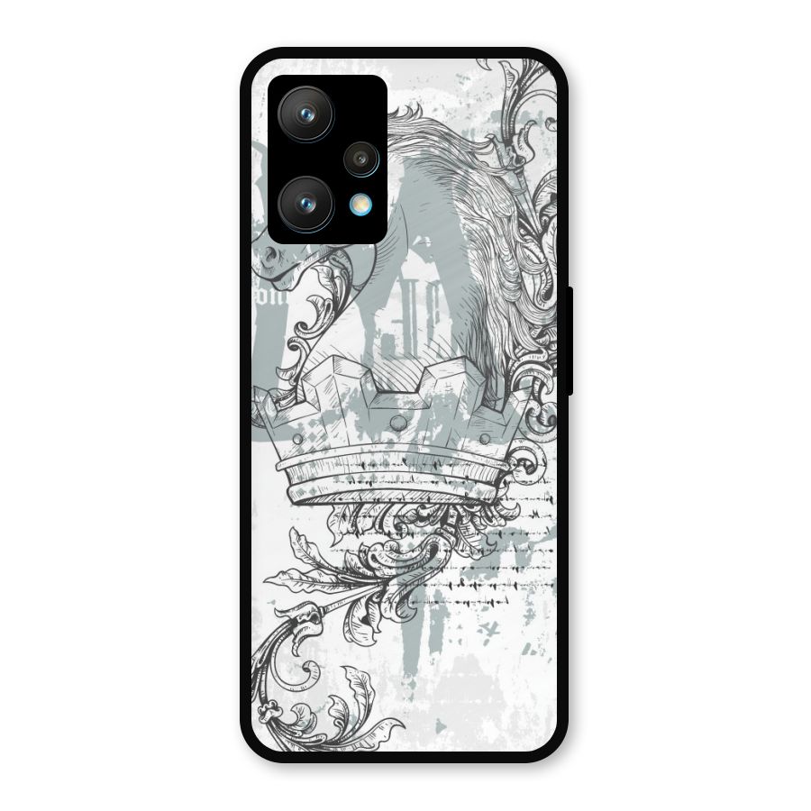 Designous Vintage Metal Back Case for Realme 9 Pro Plus 5G