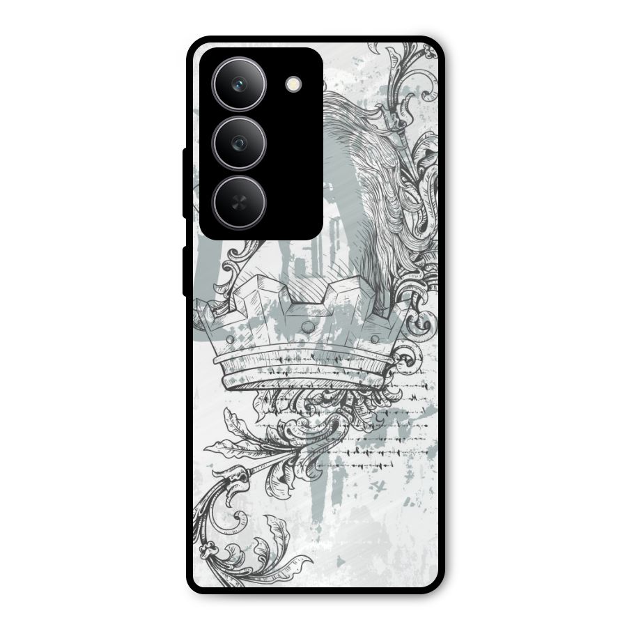 Designous Vintage Metal Back Case for Realme P3x