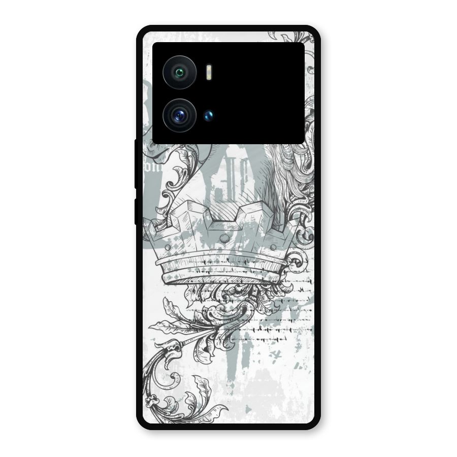 Designous Vintage Metal Back Case for iQOO 9 Pro