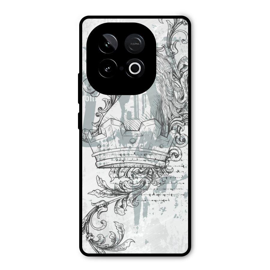 Designous Vintage Metal Back Case for iQOO Neo 10
