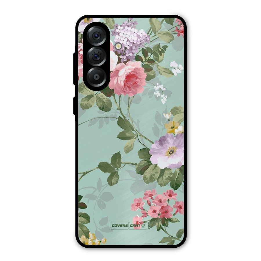 Desinger Floral Metal Back Case for Galaxy A56