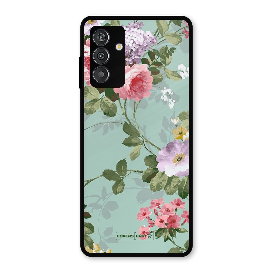 Desinger Floral Metal Back Case for Galaxy F13