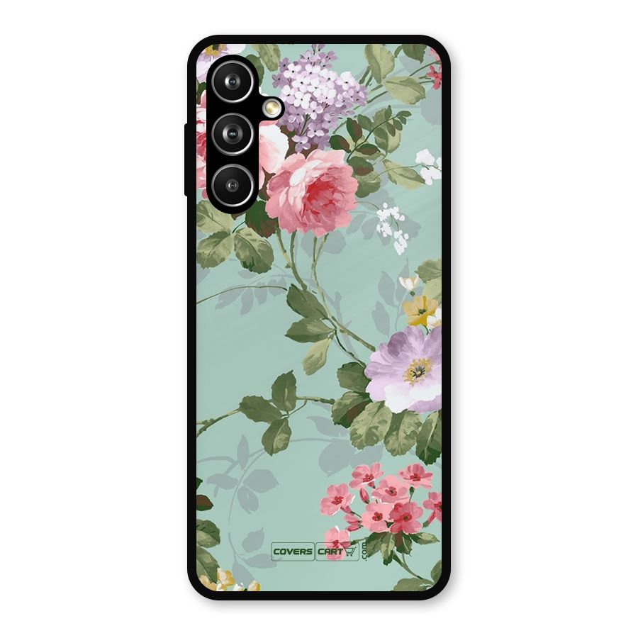 Desinger Floral Metal Back Case for Galaxy F54
