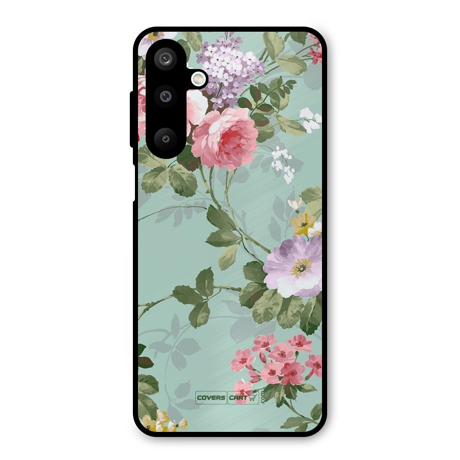 Desinger Floral Metal Back Case for Galaxy M16