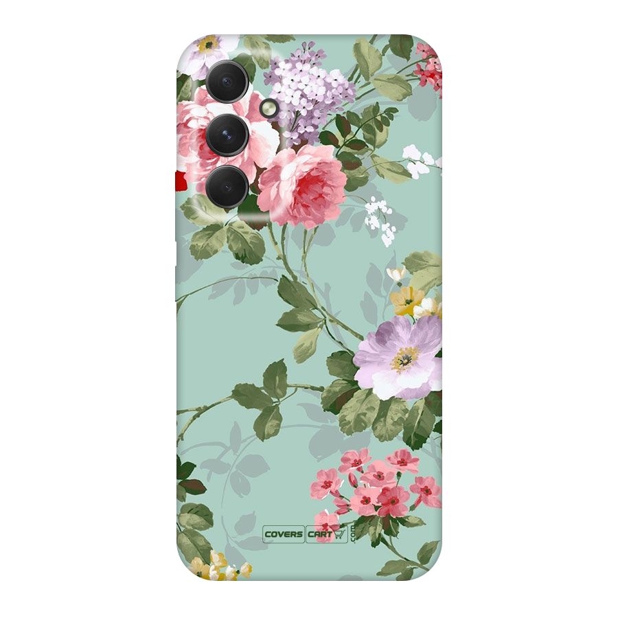 Desinger Floral Original Polycarbonate Back Case for Galaxy A54