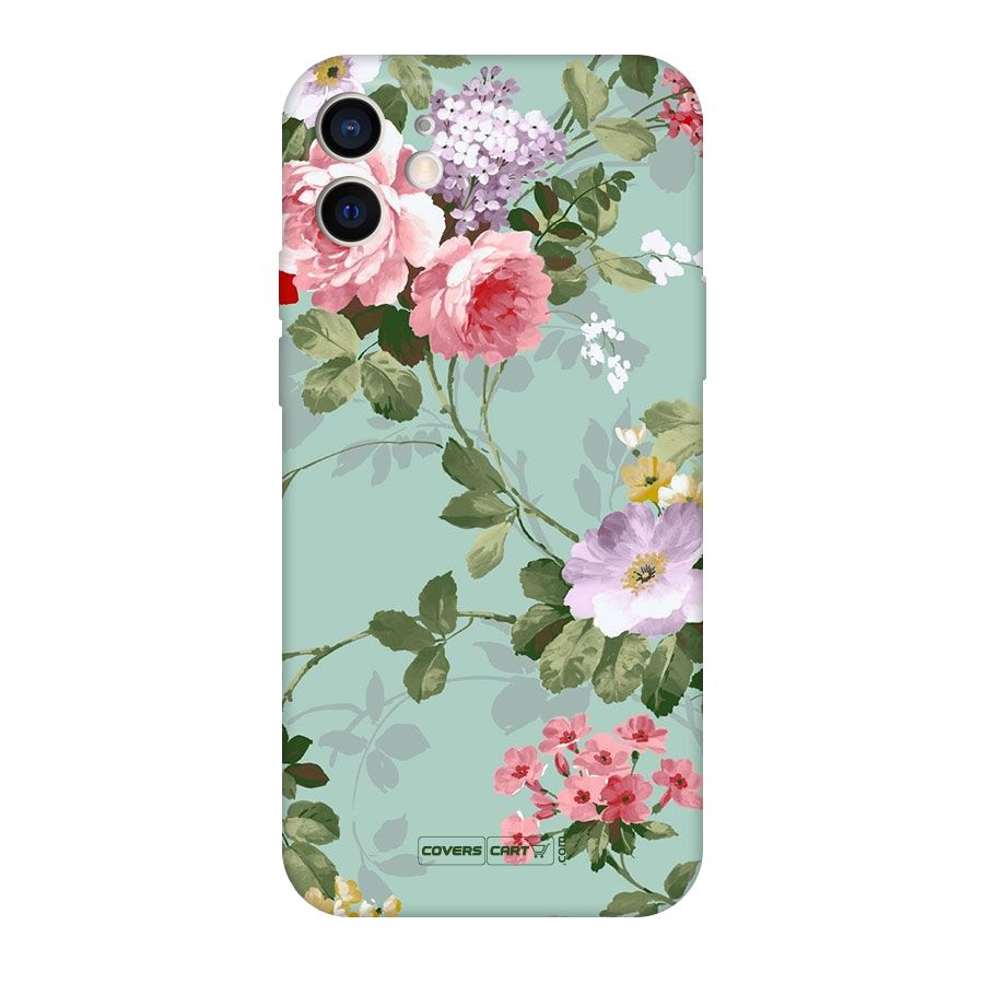 Desinger Floral Original Polycarbonate Back Case for iPhone 12