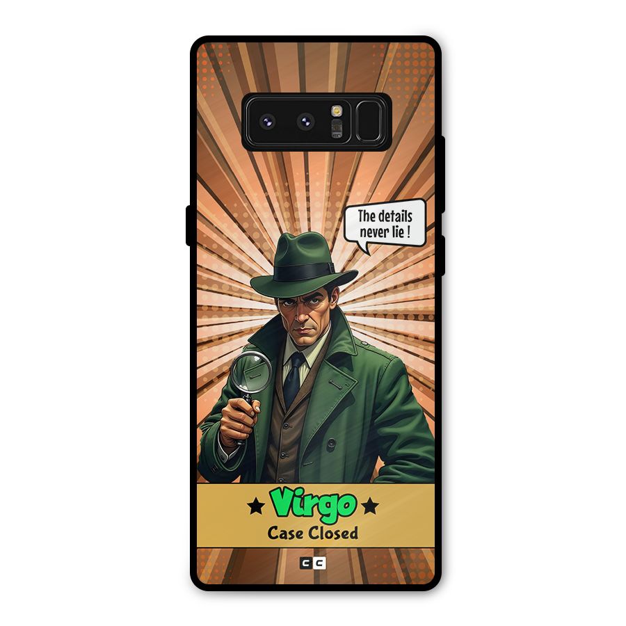 Detective Virgo Metal Back Case for Galaxy Note 8