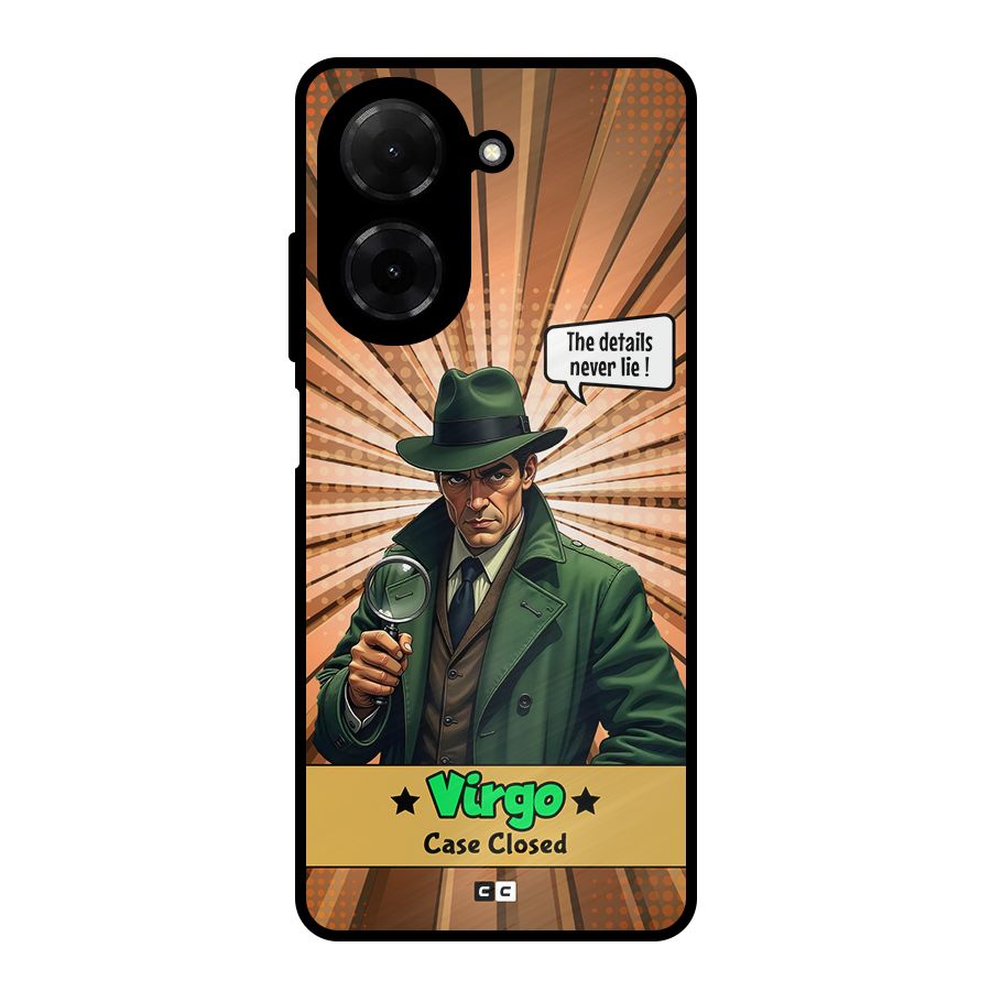 Detective Virgo Metal Back Case for Redmi A5 4G