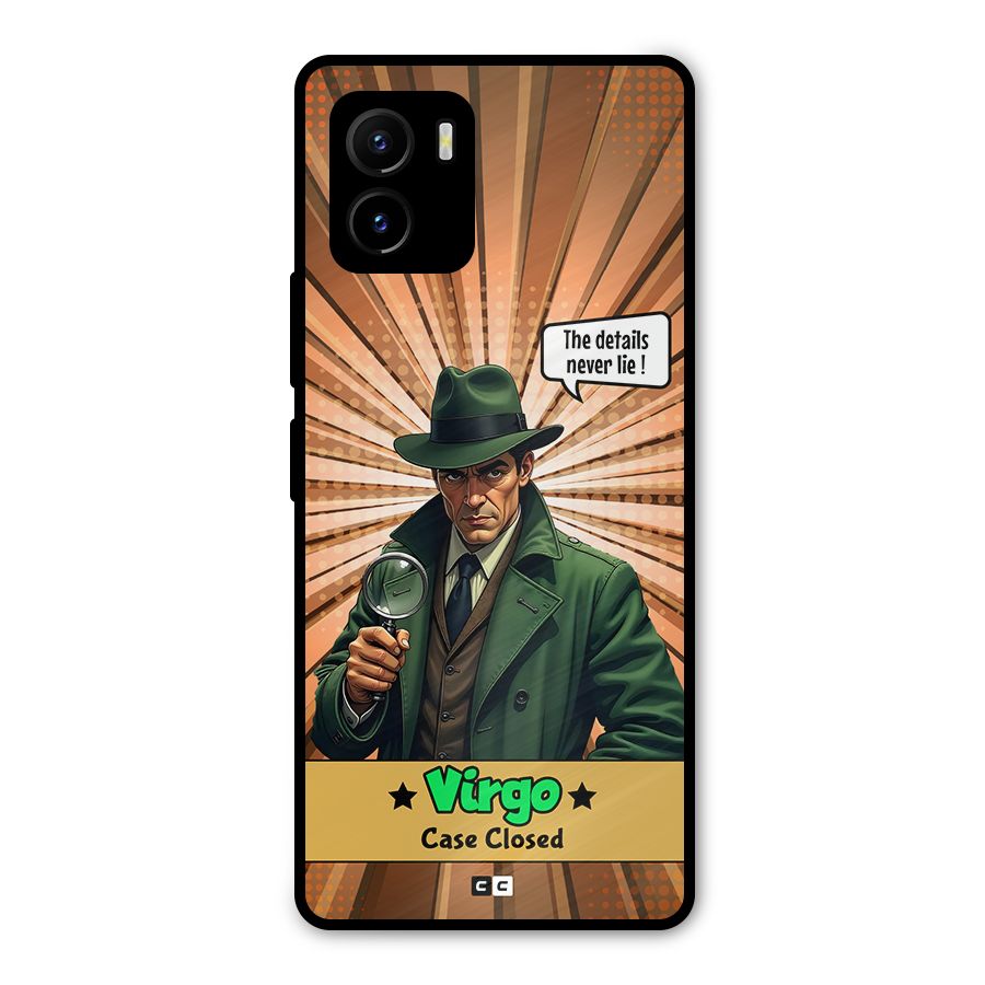 Detective Virgo Metal Back Case for Vivo Y15s