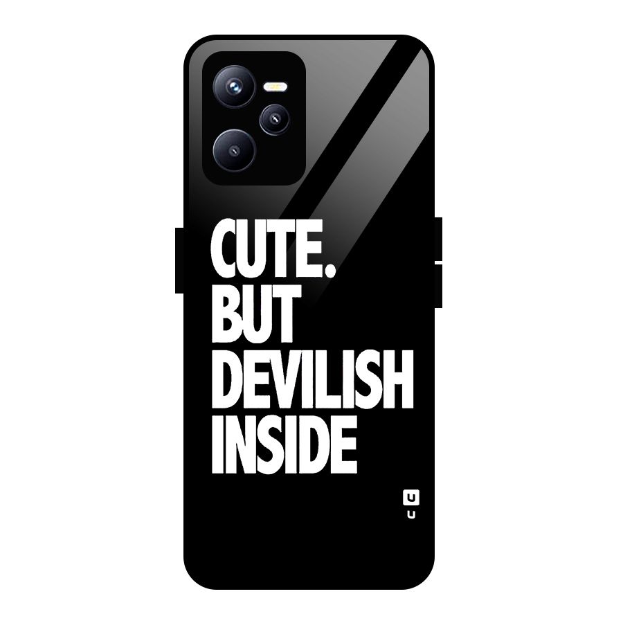 Devil Inside Glass Back Case for Realme C35