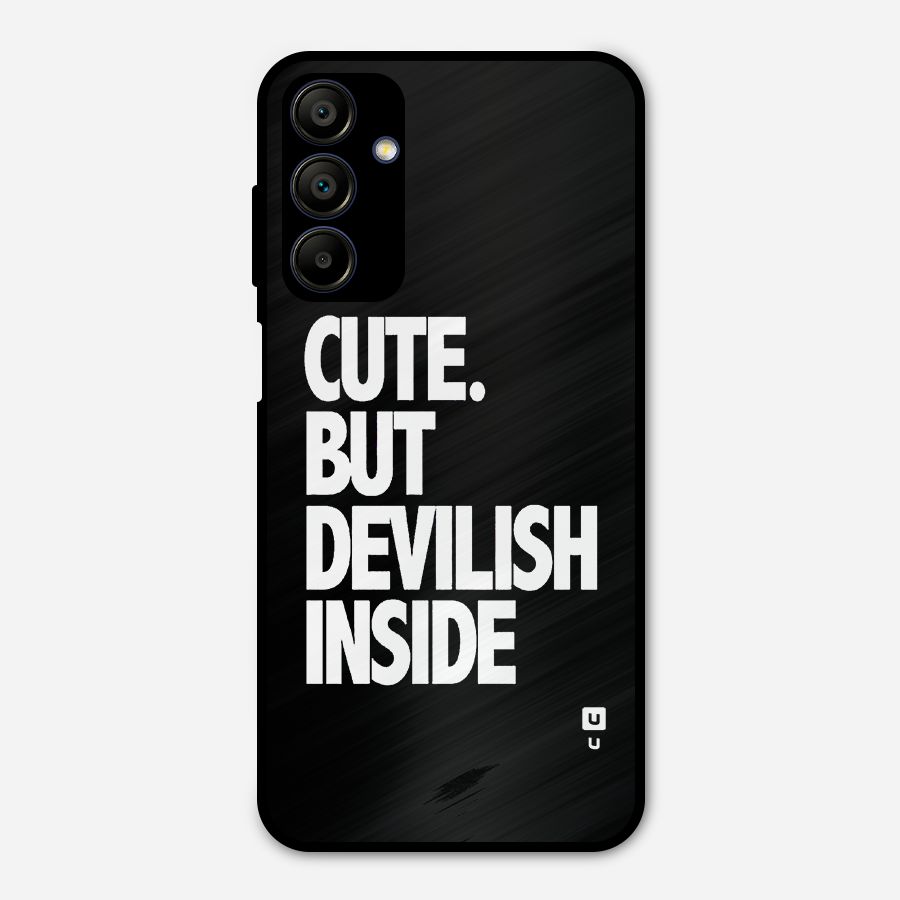 Devil Inside Metal Back Case for Galaxy A15 5G