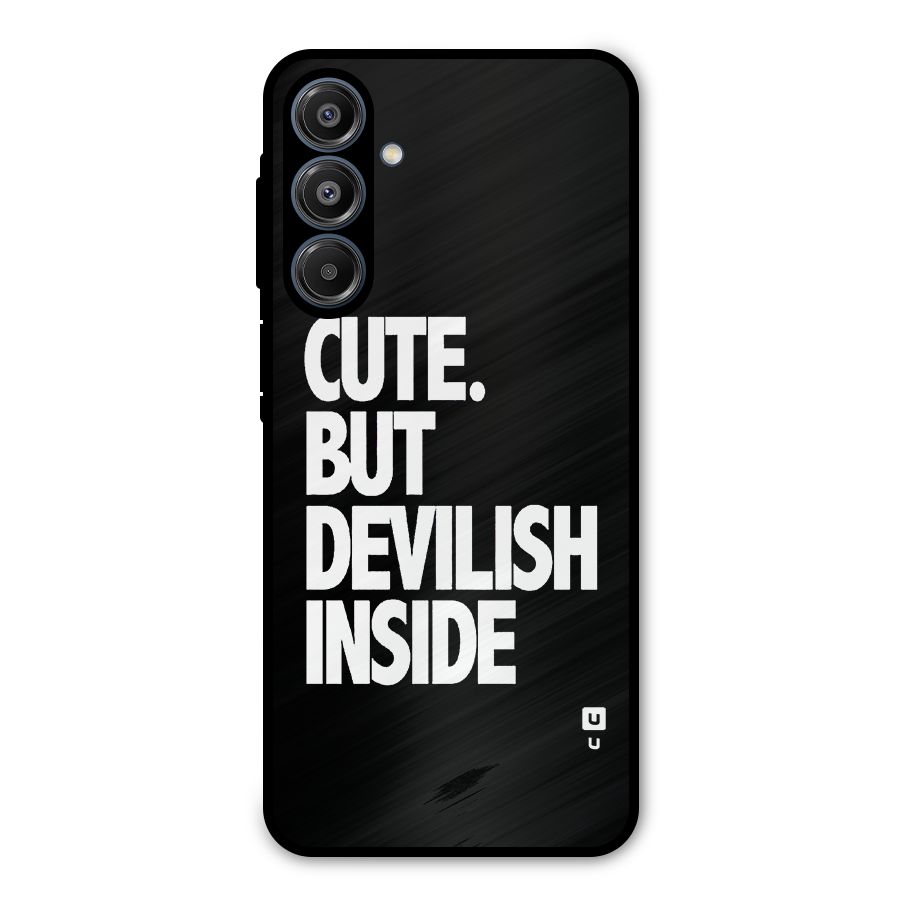 Devil Inside Metal Back Case for Galaxy A16 5G