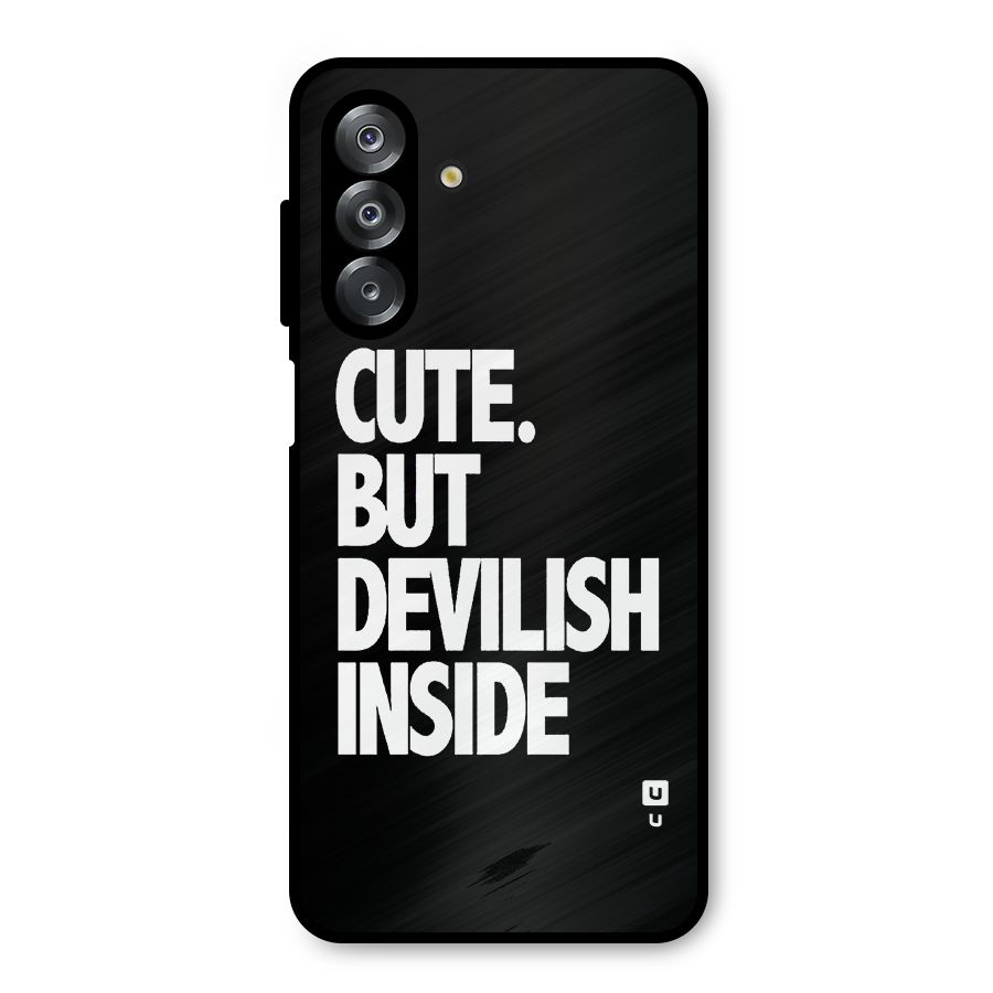 Devil Inside Metal Back Case for Galaxy A26