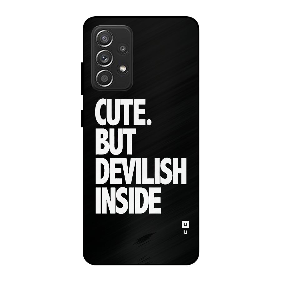 Devil Inside Metal Back Case for Galaxy A52s 5G