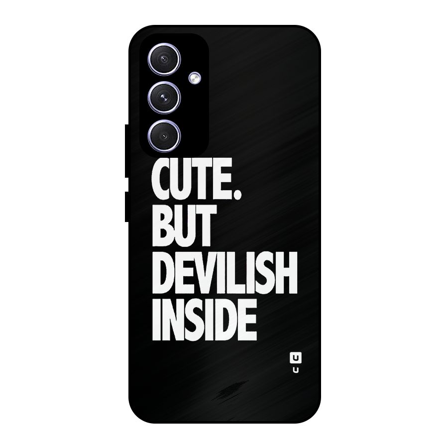 Devil Inside Metal Back Case for Galaxy A54