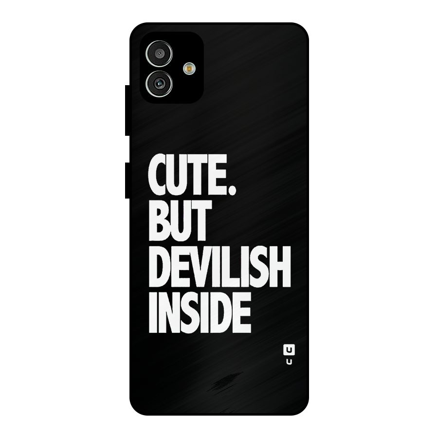 Devil Inside Metal Back Case for Galaxy M13 5G