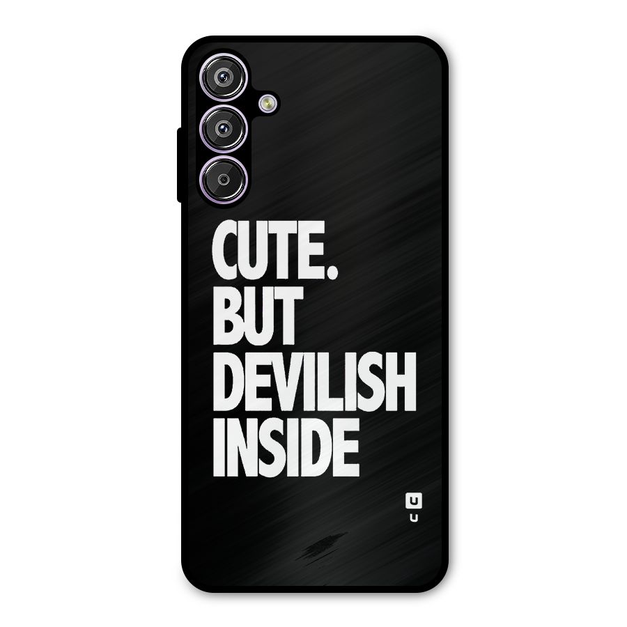 Devil Inside Metal Back Case for Galaxy M15