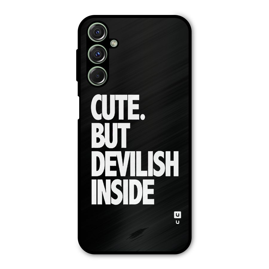 Devil Inside Metal Back Case for Galaxy M34