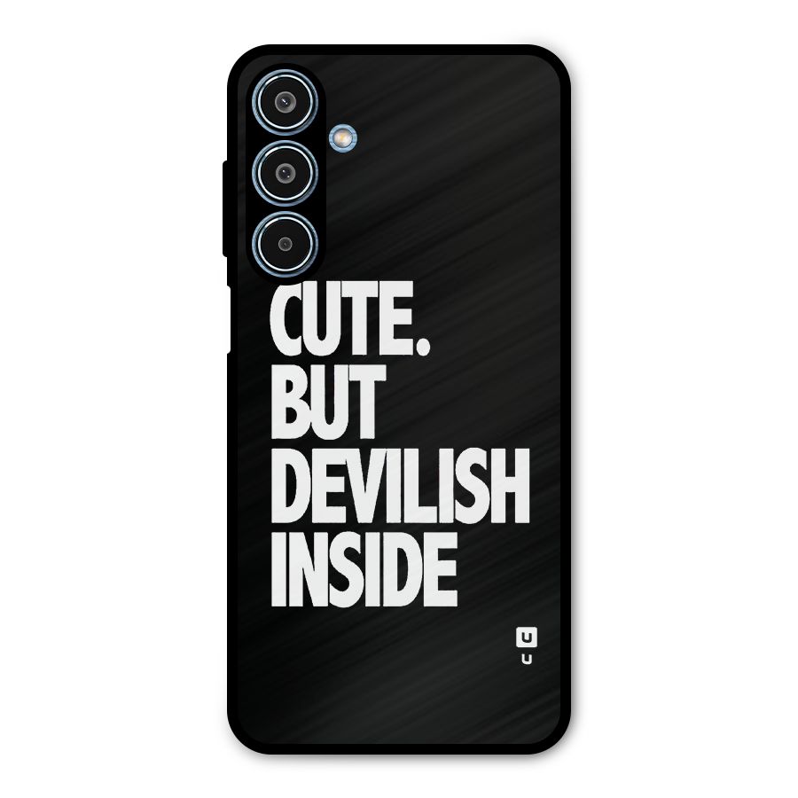 Devil Inside Metal Back Case for Galaxy M35