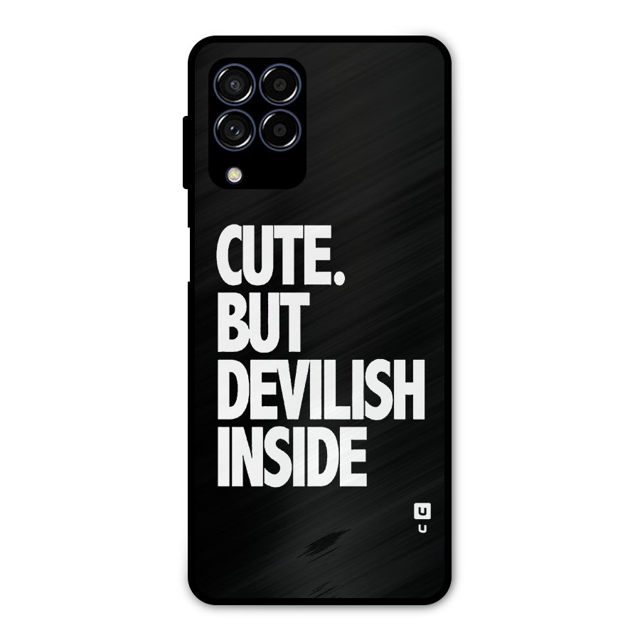 Devil Inside Metal Back Case for Galaxy M53 5G