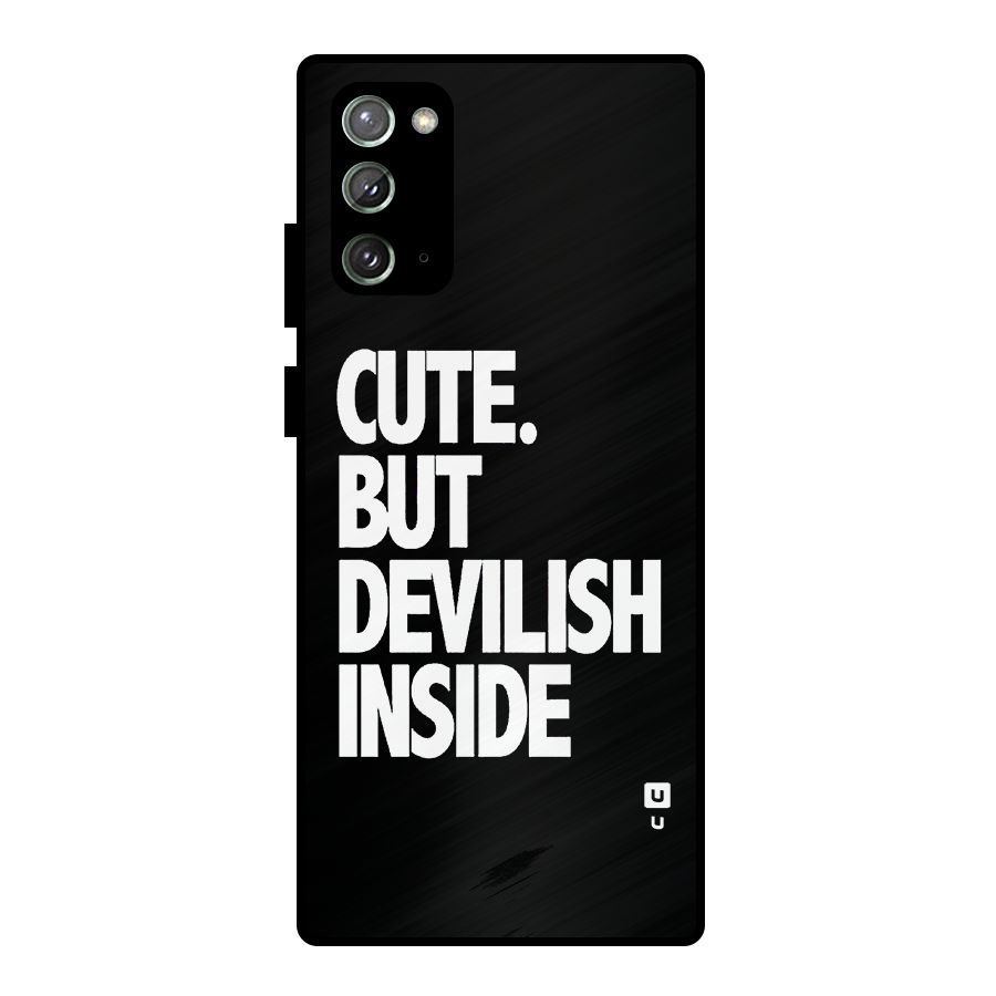 Devil Inside Metal Back Case for Galaxy Note 20