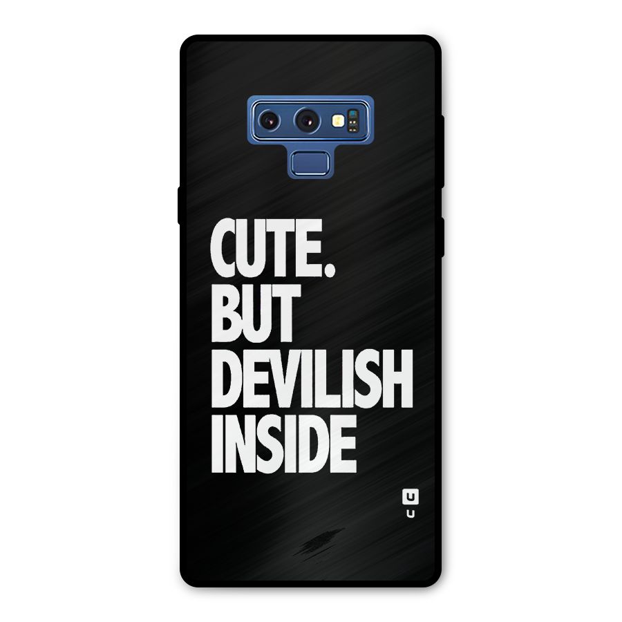 Devil Inside Metal Back Case for Galaxy Note 9