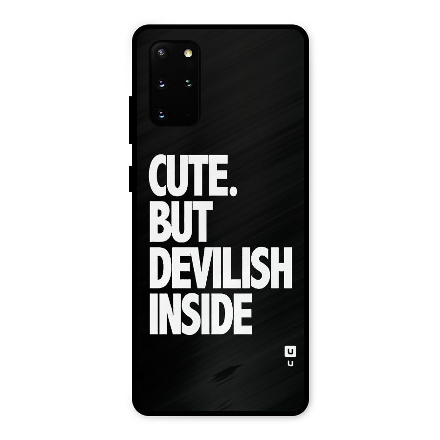Devil Inside Metal Back Case for Galaxy S20 Plus