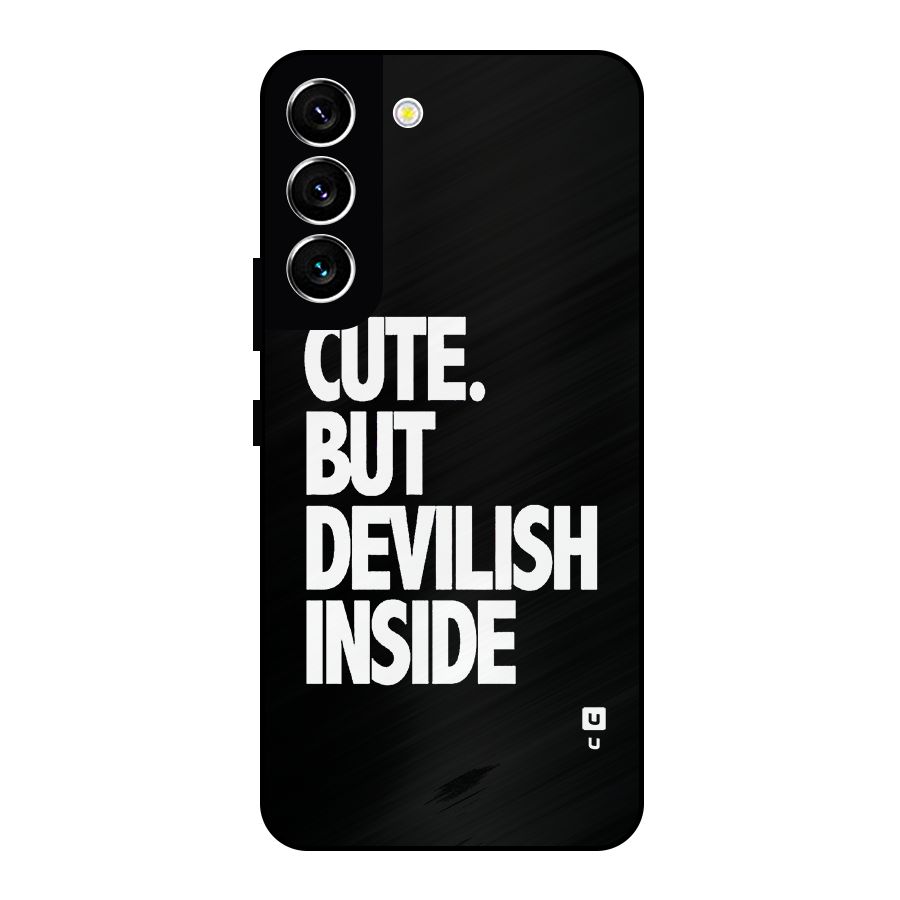 Devil Inside Metal Back Case for Galaxy S22 5G