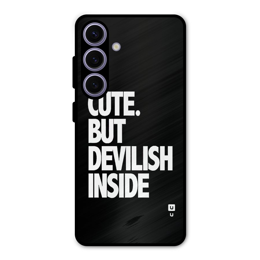 Devil Inside Metal Back Case for Galaxy S24