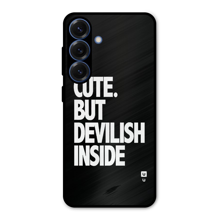 Devil Inside Metal Back Case for Galaxy S25
