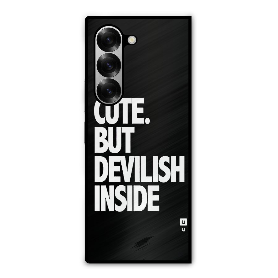 Devil Inside Metal Back Case for Galaxy Z Fold6