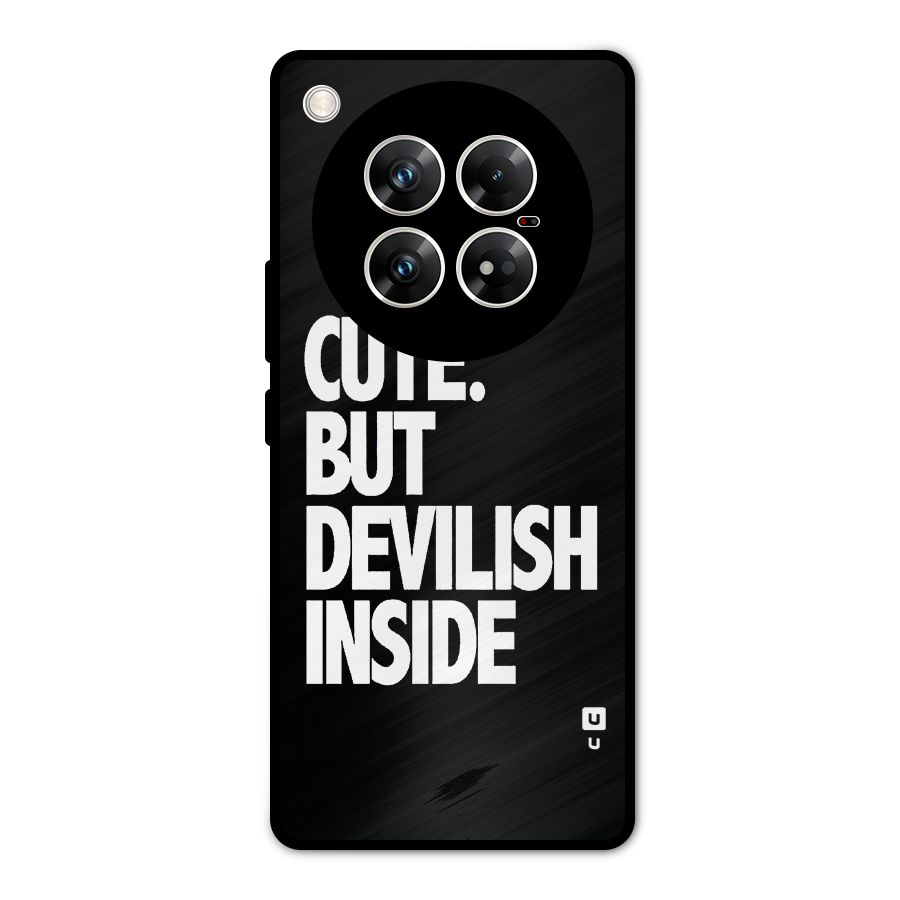 Devil Inside Metal Back Case for Infinix Zero 40 5G
