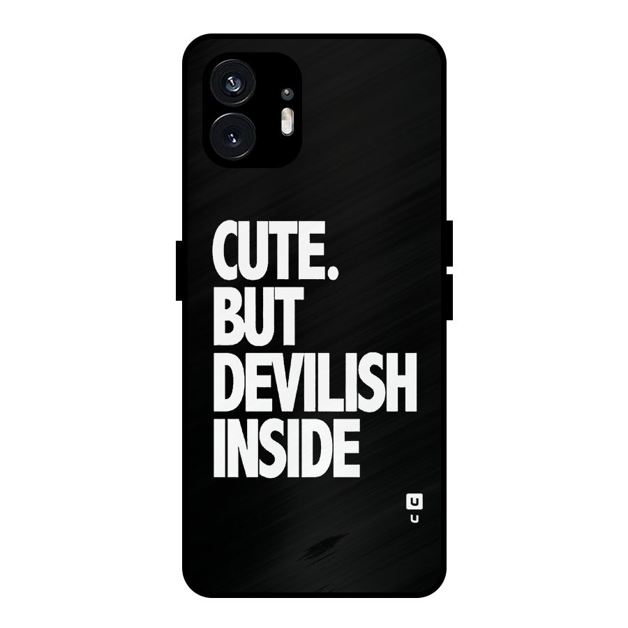 Devil Inside Metal Back Case for Nothing Phone 2