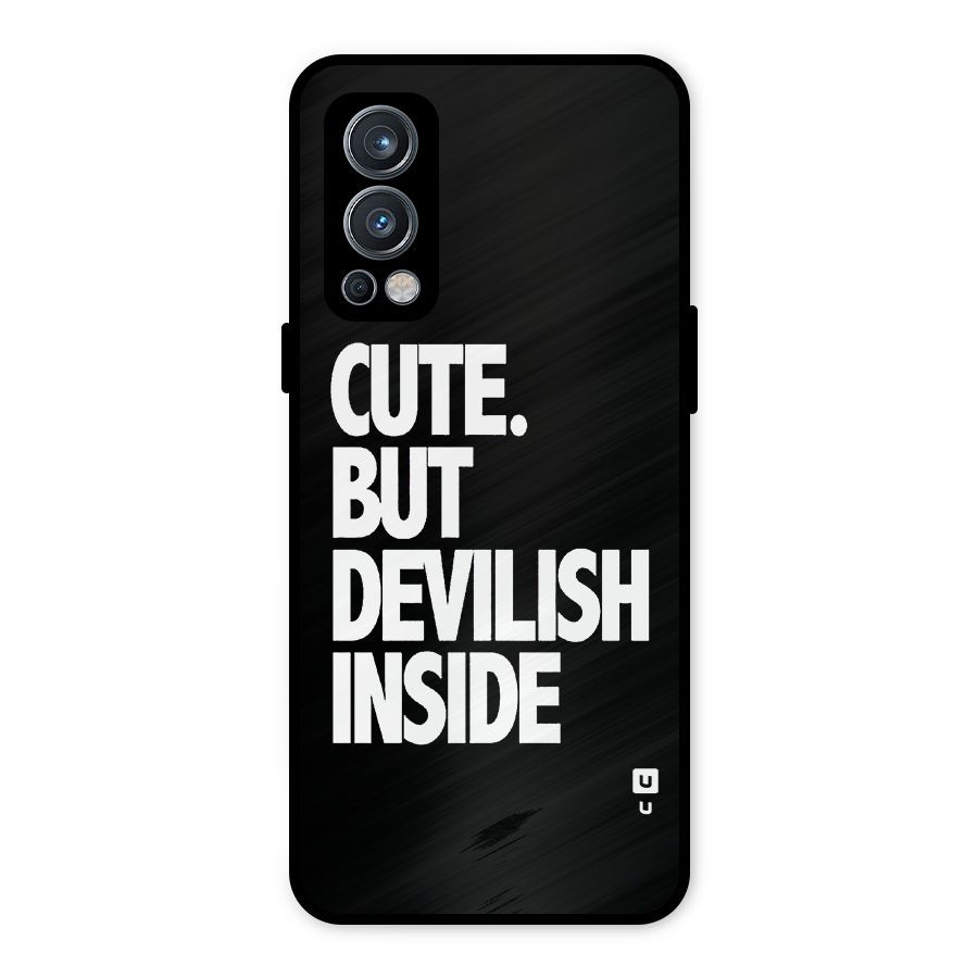 Devil Inside Metal Back Case for OnePlus Nord 2 5G