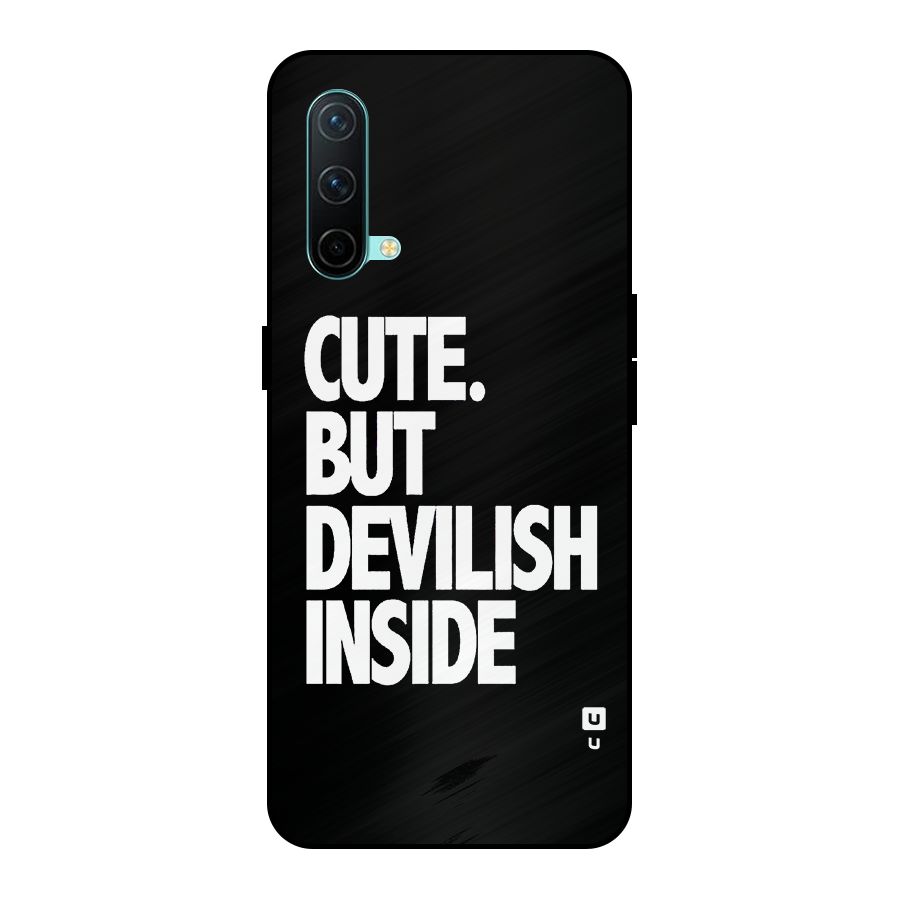 Devil Inside Metal Back Case for OnePlus Nord CE 5G