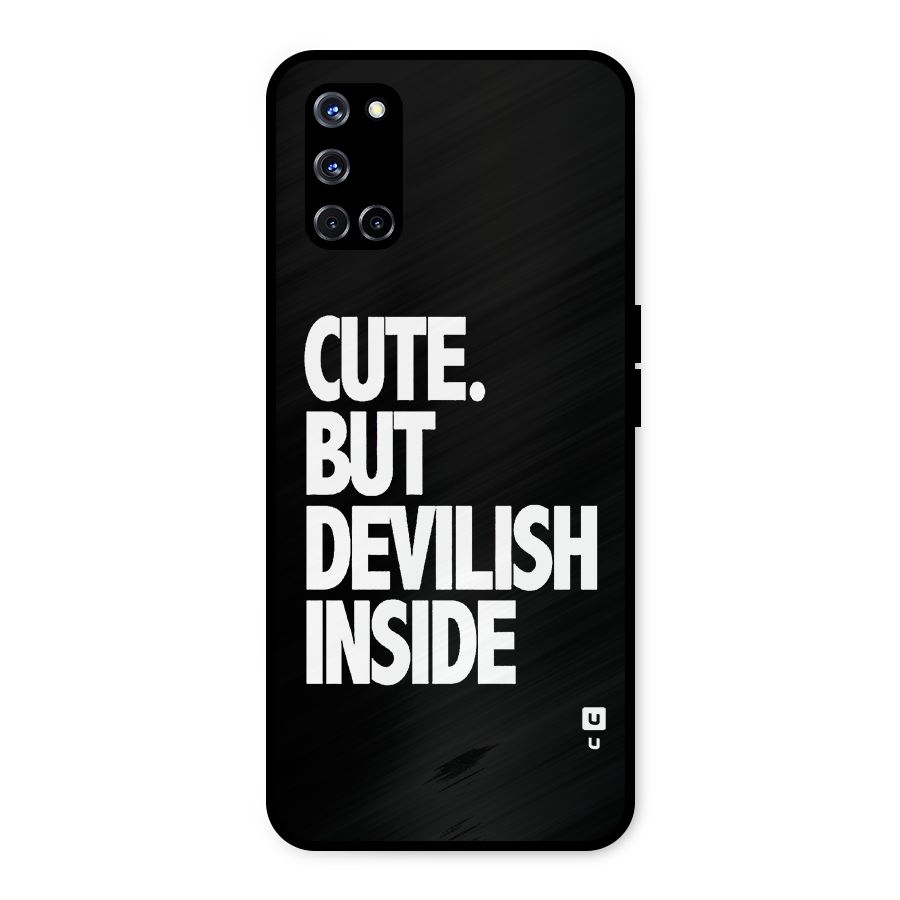 Devil Inside Metal Back Case for Oppo A52