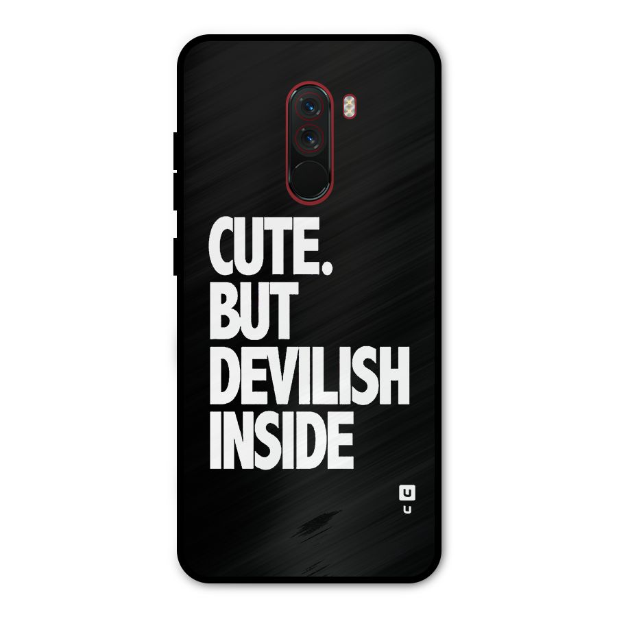 Devil Inside Metal Back Case for Poco F1