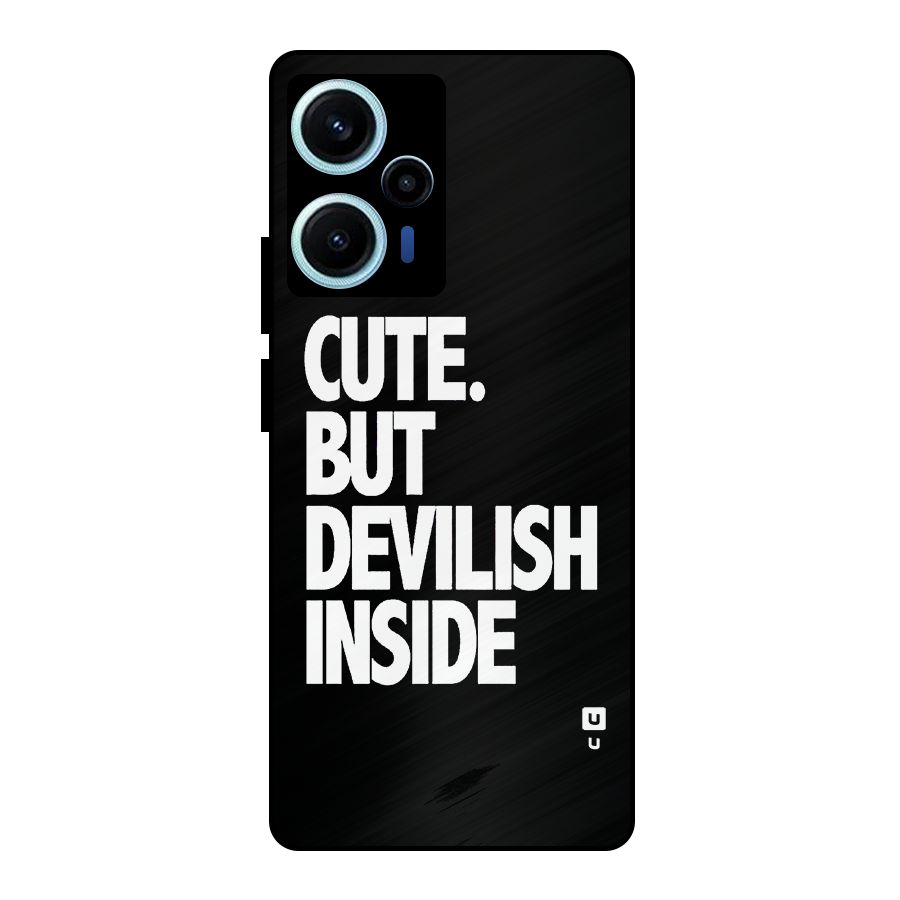 Devil Inside Metal Back Case for Poco F5