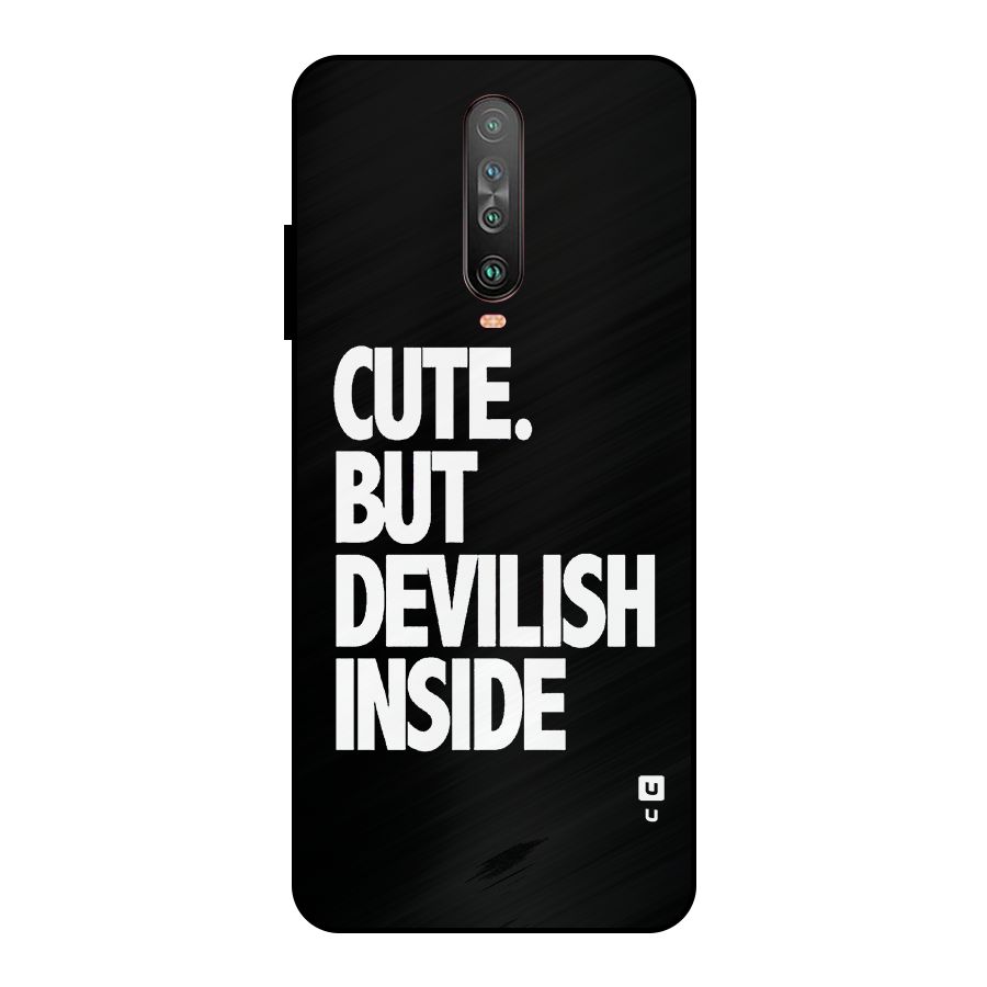 Devil Inside Metal Back Case for Poco X2