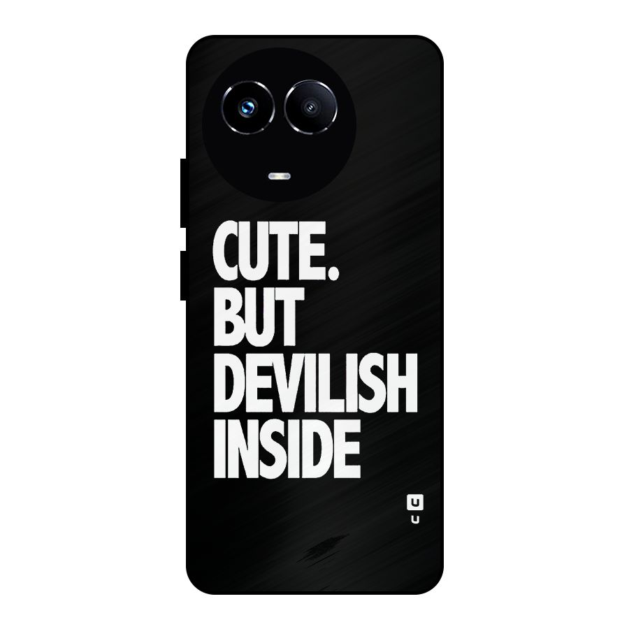 Devil Inside Metal Back Case for Realme Narzo 60X