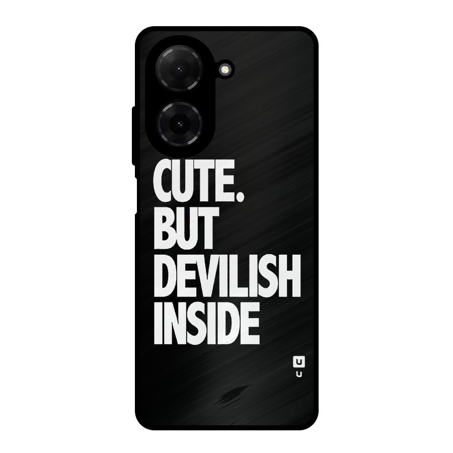 Devil Inside Metal Back Case for Redmi A5 4G