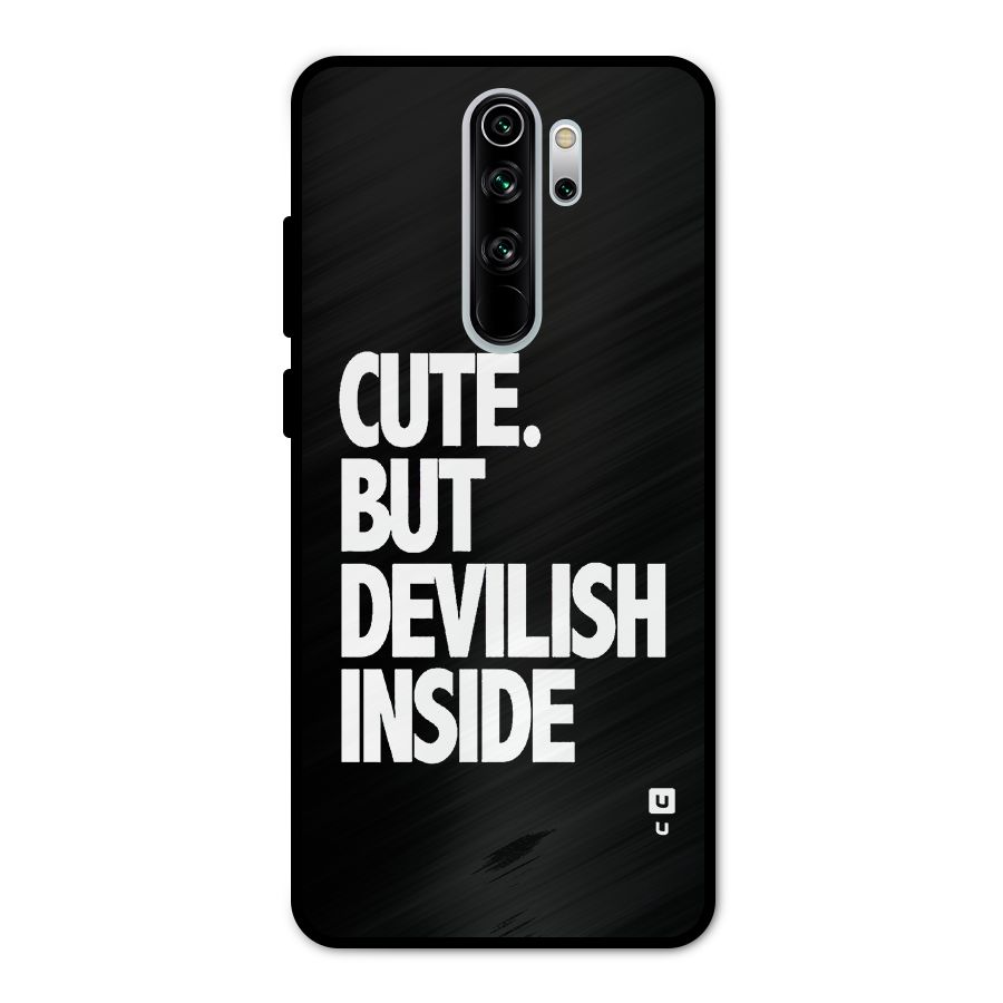Devil Inside Metal Back Case for Redmi Note 8 Pro