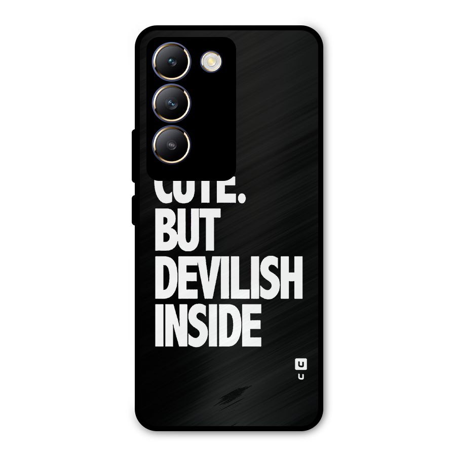 Devil Inside Metal Back Case for Vivo T3 5G